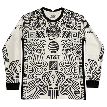 Club America Soccer Jersey Third Away Long Sleeve Replica 2021