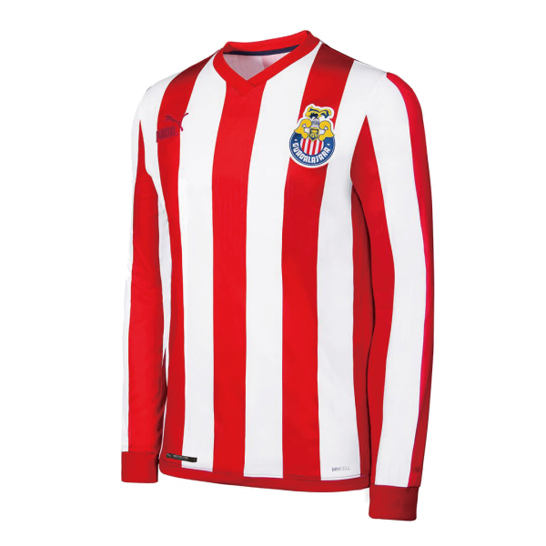 Chivas Guadalajara Soccer Jersey Home Long Sleeve 115-Yeas Retro Replica Chivas Guadalajara Soccer Jersey Home Long Sleeve 115-Yeas Retro Replica