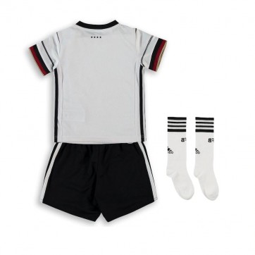 Germany Kids Soccer Jersey Home Whole Kit (Shirt+Short+Socks) 2021