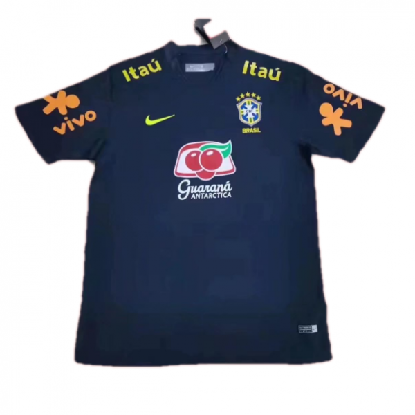 Brazil Training Soccer Jersey Replica 2021 - Black Brazil Training Soccer Jersey Replica 2021 - Black